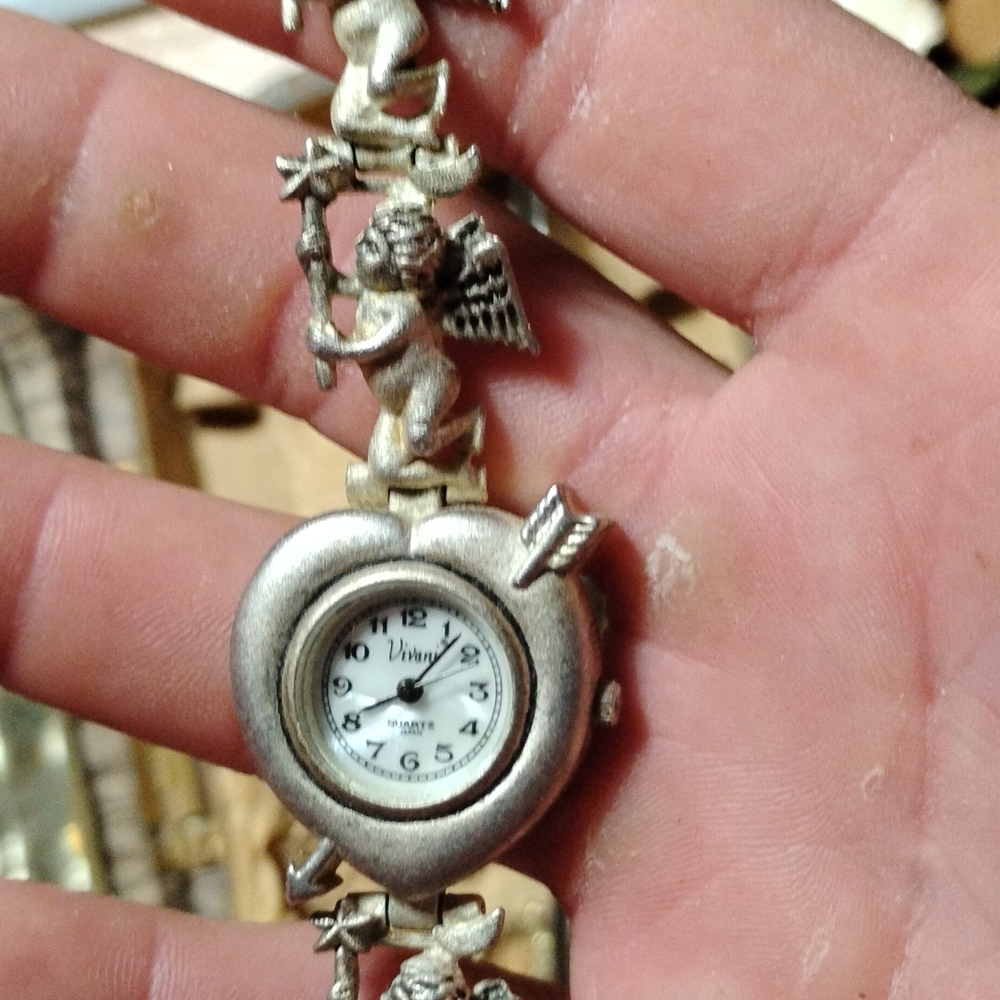 Ina Silver Angel Heart Women's Watch